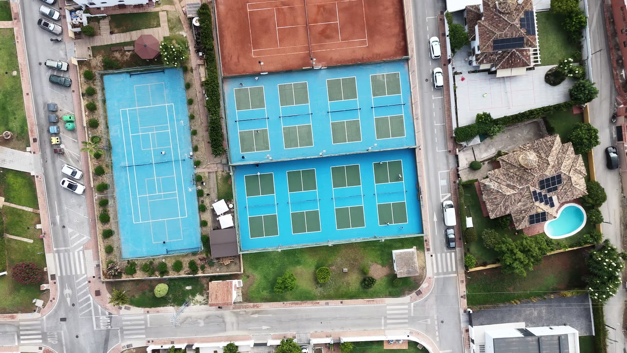 Courts from above